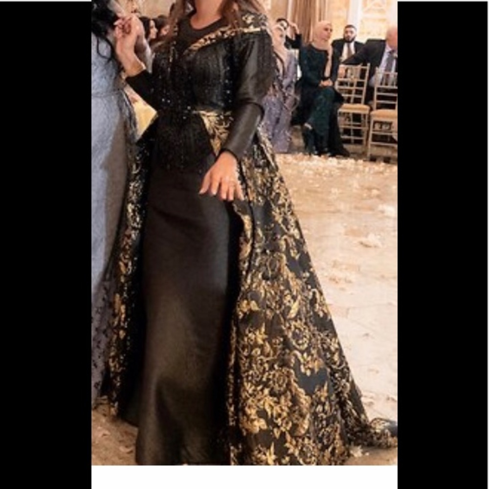 Couture evening gown by Lebanese designer.